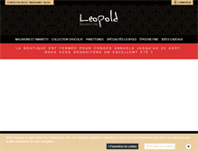 Tablet Screenshot of leopold-macarons.com
